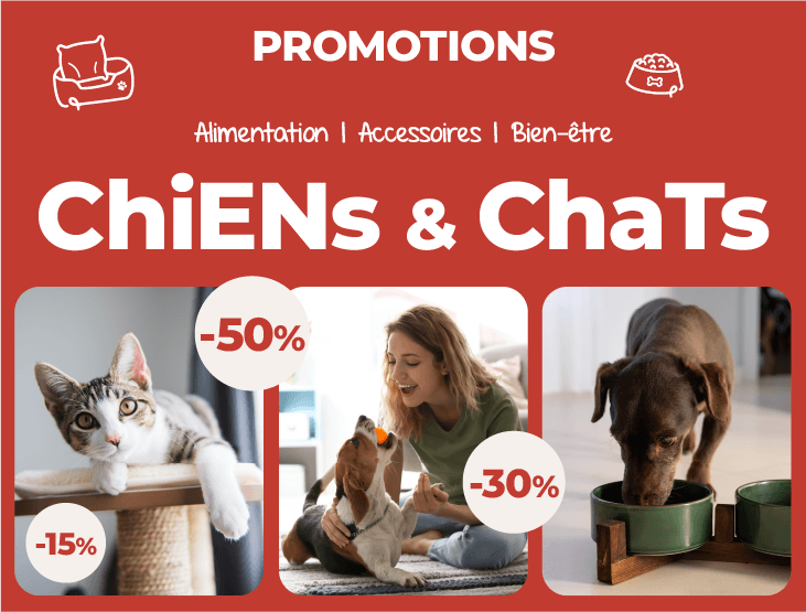 promotions sur notre animalerie en ligne