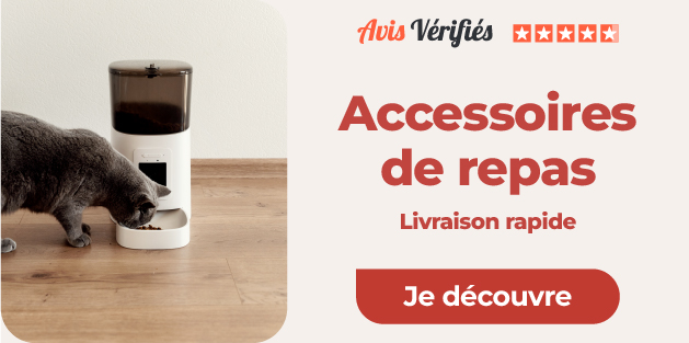 accessoires de repas sur notre animalerie en ligne