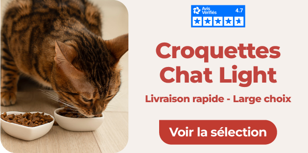 sélection de croquettes light pour chat stérilisé