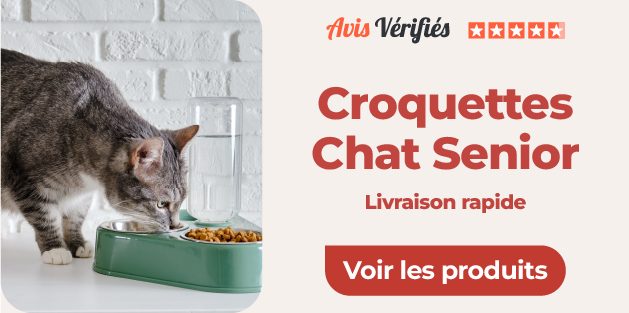 Croquettes Chat Senior Livraison rapide
