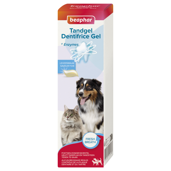 Dentifrice gel spécial haleine fraîche pour chien et chat BEAPHAR