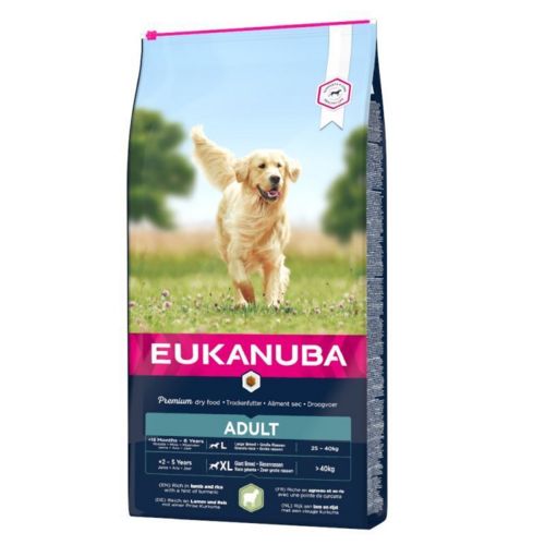EUKANUBA Croquettes Chiens Grandes races Adulte Agneau et Riz