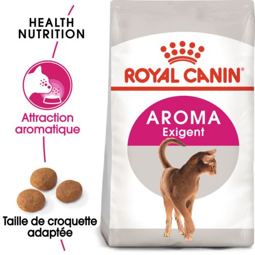 ROYAL CANIN Croquettes chat Aroma Exigent