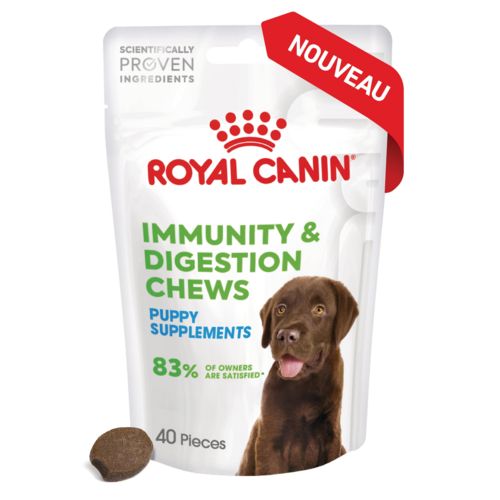Pack de 8 suppléments Immunity & Digestion pour chiot ROYAL CANIN 8x100g