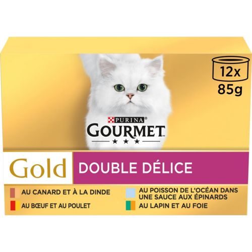 PURINA GOURMET GOLD Double délice Bouchée en sauce pour chat