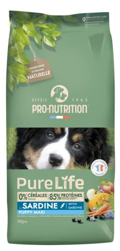 PRO-NUTRITION Croquettes Pure life pour grand chiot