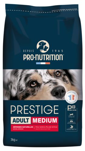 PRO-NUTRITION Croquettes Prestige pour chien adulte medium