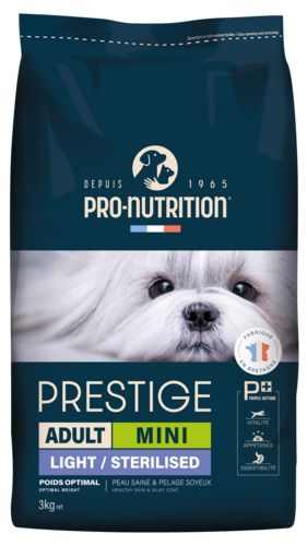 PRO-NUTRITION Croquettes Prestige light pour chien taille mini
