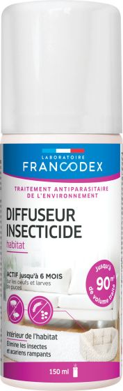 Fogger Insecticide 35m2 pour Habitats - 150ml Francodex