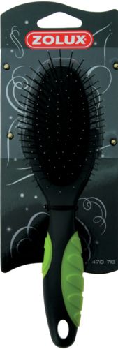 Brosse pneumatique ovale à picots métalliques chat et chien ZOLUX