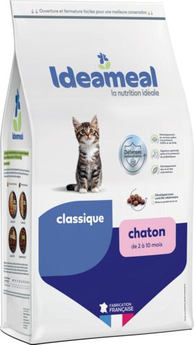 IDEAMEAL Croquettes pour chaton 1,5kg