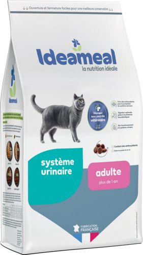 IDEAMEAL Croquettes Urinary pour chat adulte 3kg