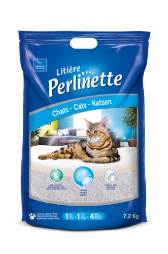 PERLINETTE Litière pour chat 7,2 kg