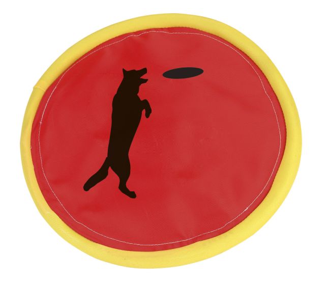 Frisbee en nylon de 24 cm à lancer pour chien KERBL