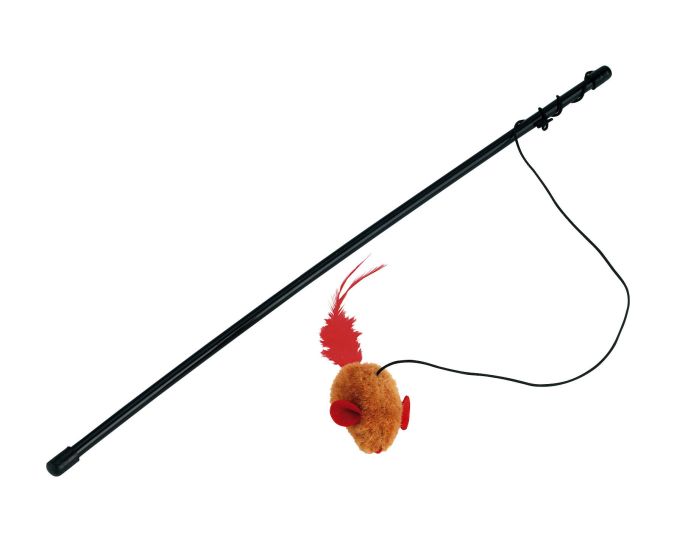 Canne à pêche pour chat 48 cm KERBL