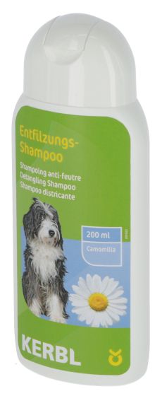 Shampooing dégraissant anti-feutre 250 ml chien à poils longs KERBL