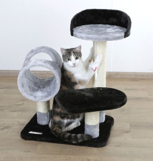 Arbre à Chat Jasper – Gris Anthracite, Grand Modèle, Griffoir Inclus (occasion)