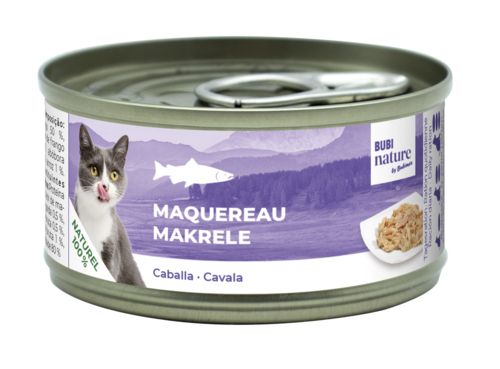 BUBIMEX. Bubi Nature maquereau. 70 g.