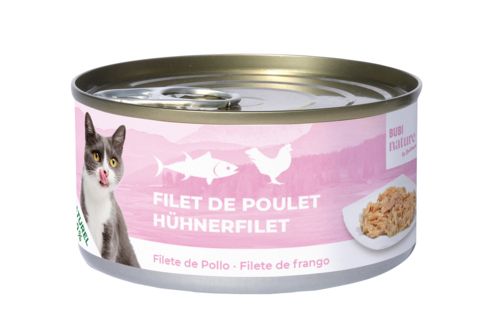 Bubi nature Filet de poulet pâtée pour chat BUBIMEX