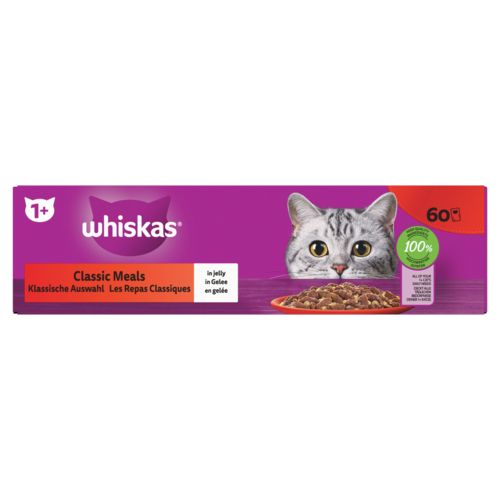WHISKAS Mix de gelée pour chat x60