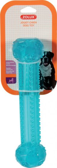 Jouet TPR Stick Pop turquoise pour chien ZOLUX