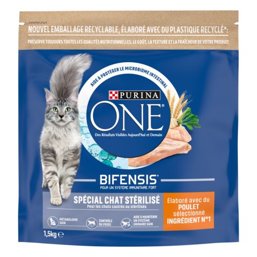 PURINA ONE Croquettes pour chat adulte Stérilisé au Poulet