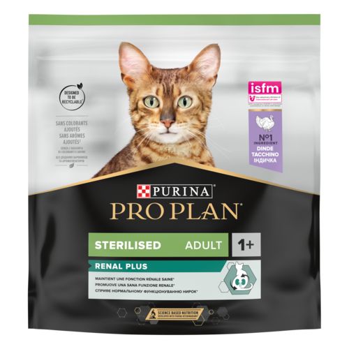PURINA PRO PLAN Croquettes chat Sterilised à la dinde