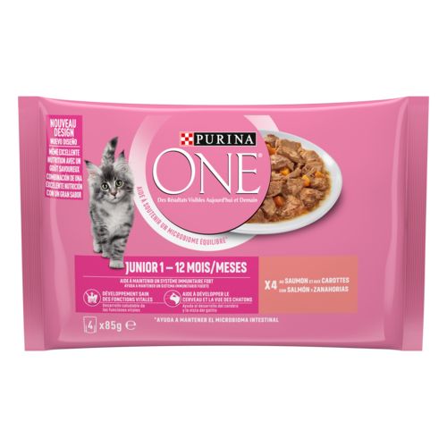 PURINA ONE Pâtée pour chaton 4x85g