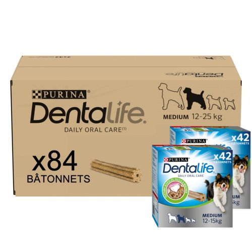 DENTALIFE Multipack de 84  friandises pour chiens Medium 84 friandises