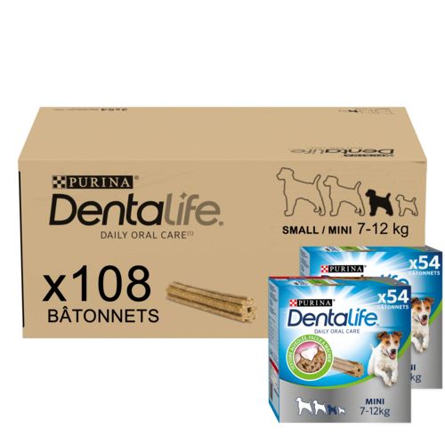 DENTALIFE Multipack de 108 friandises pour mini chiens 108 friandises