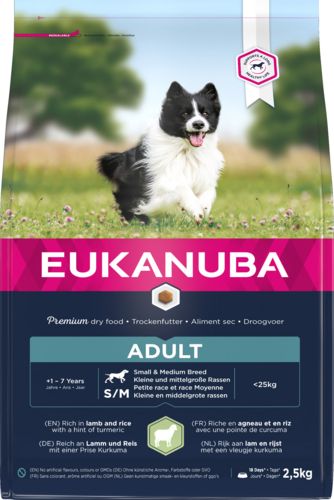 EUKANUBA Croquettes pour chien adulte à l'estomac sensible de petite et moyenne races