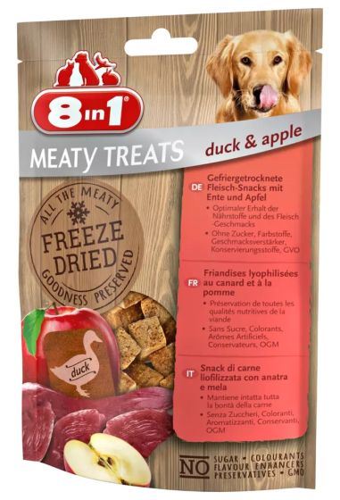 Friandises chien 8in1 Freeze Dried  Canard/Pommes
