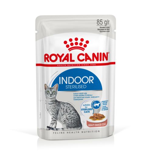 ROYAL CANIN Indoor Bouchées en sauce pour chat d’intérieur