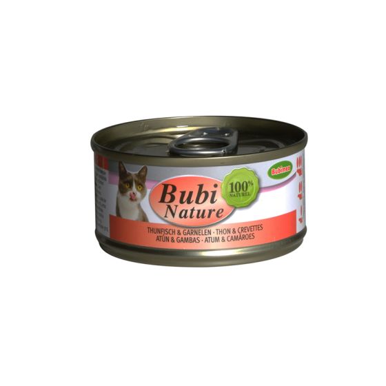 Bubi nature thon et crevettes pâtée pour chat BUBIMEX