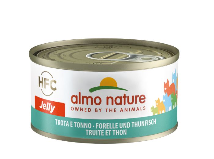 ALMO NATURE HFC Jelly Pâtée à la Truite et au Thon 70g