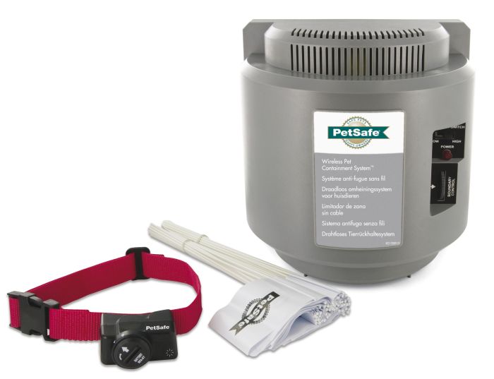 Clôture anti-fugue sans fil portative pour chiens de + 3,6 kg PETSAFE
