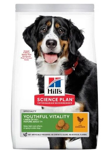 Hill's Science Plan Croquettes chien Mature Adult 6+ Youthful Vitality Large Breed