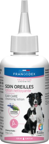 Nettoyant antibactérien pour les oreilles du chien et chat FRANCODEX