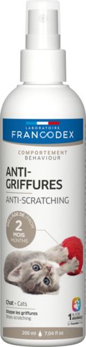 Spray anti-griffures de 200ml pour les chatons et les chats FRANCODEX