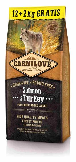 CARNILOVE Large Breed Saumon et Dinde Croquettes chien grande race