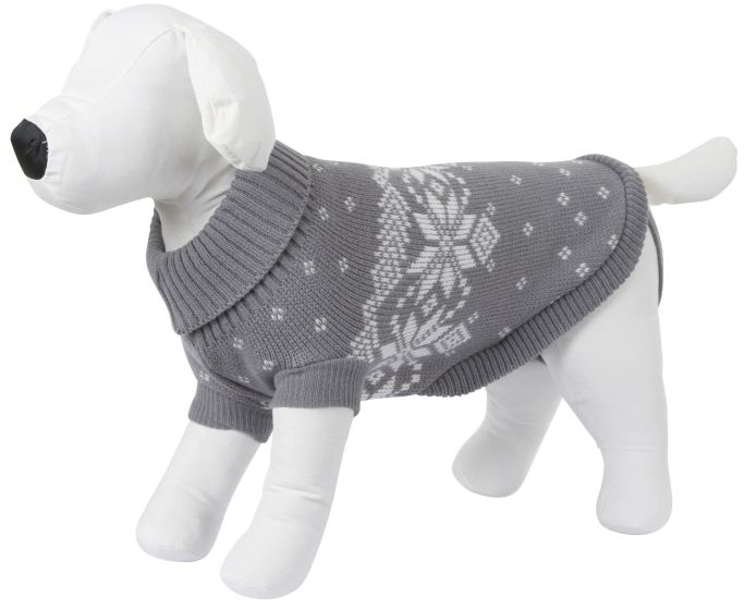 Pull gris extensible pour mini et petit chien Lillehammer  KERBL