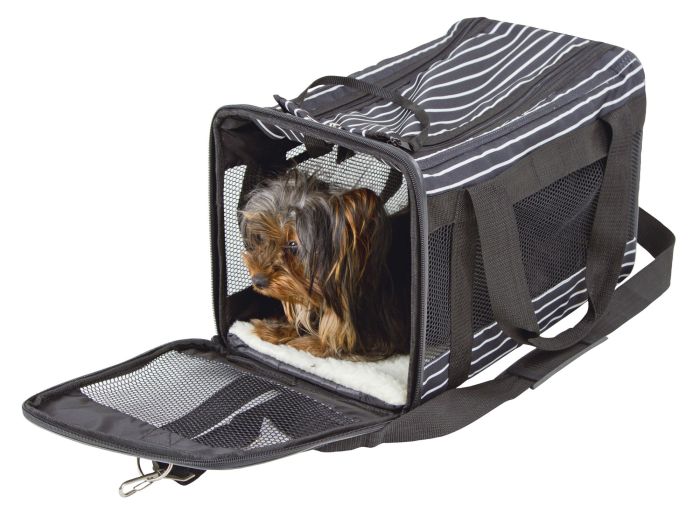 Sac écharpe Mains Libres Pour Chien – Réversible, Gris, Transport Pratique