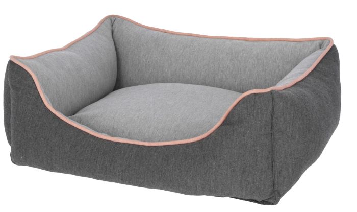 Panier corbeille gris et saumon haute qualité Kodiak pour chien KERBL