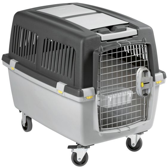 Caisse de transport idéale avion Gulliver Mega IATA pour chien KERBL