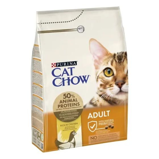 PURINA CAT CHOW Croquettes chat Adult riches en poulet
