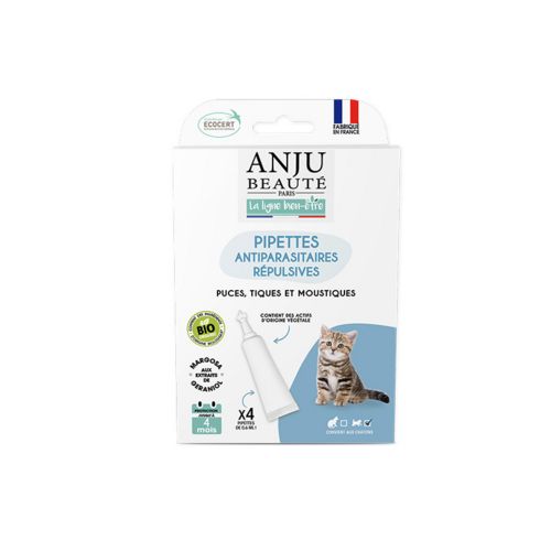 Pipette Insectifuge x4 pour chaton ANJU BEAUTE