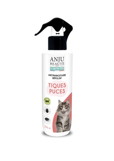 Lotion antiparasitaire répulsive pour chat ANJU BEAUTE