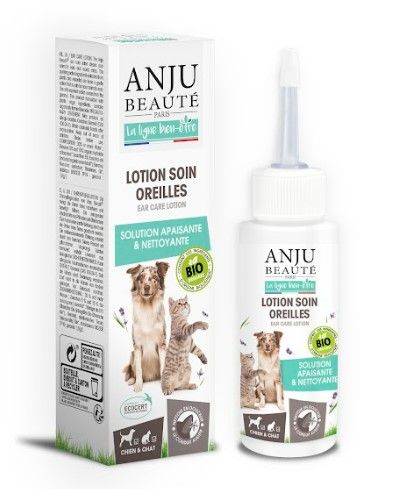 Lotion soin oreille pour chien et chat ANJU BEAUTE
