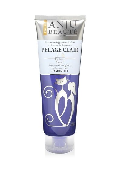 Shampooing pour chien et chat au pelage clair 250 ml ANJU BEAUTE