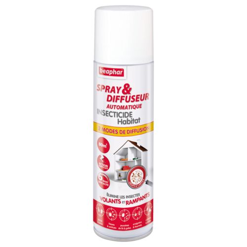 Spray anti-puces pour l'habitat Vetopure 400 ml - BEAPHAR